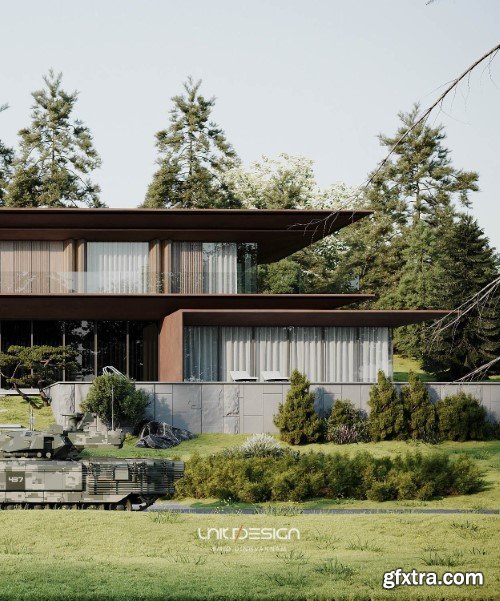 Villa Exterior Scene 02