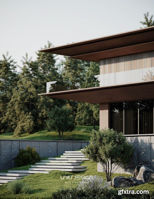 Villa Exterior Scene 02