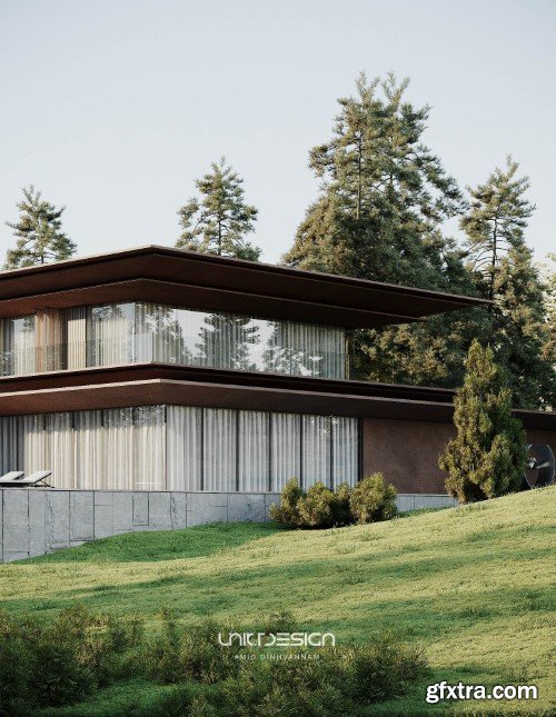 Villa Exterior Scene 02