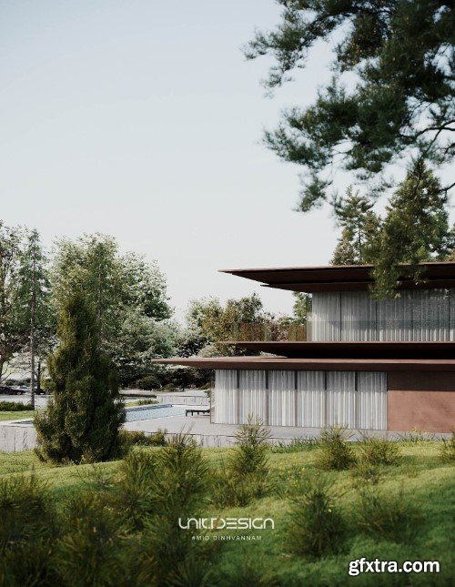 Villa Exterior Scene 02