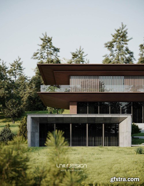 Villa Exterior Scene 02