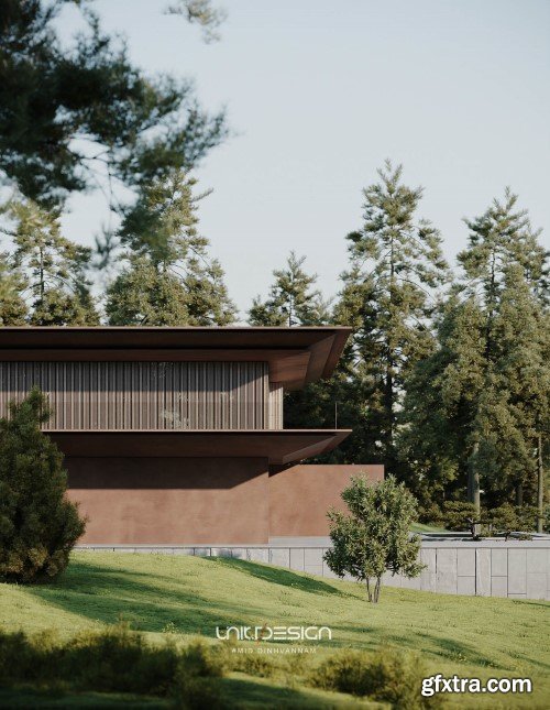 Villa Exterior Scene 02