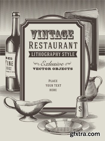 Retro &amp; Vintage Design Elements 18xEPS