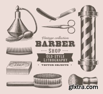 Retro &amp; Vintage Design Elements 18xEPS