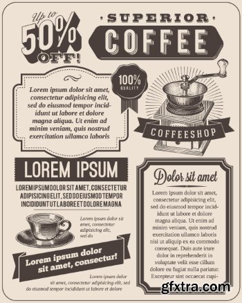 Retro &amp; Vintage Design Elements 18xEPS