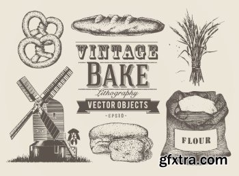 Retro &amp; Vintage Design Elements 18xEPS