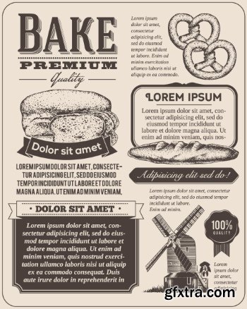 Retro &amp; Vintage Design Elements 18xEPS