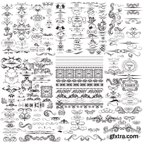 Vintage Elements #6, Calligraphic 20xEPS