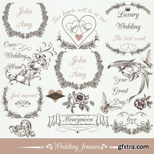 Vintage Elements #6, Calligraphic 20xEPS