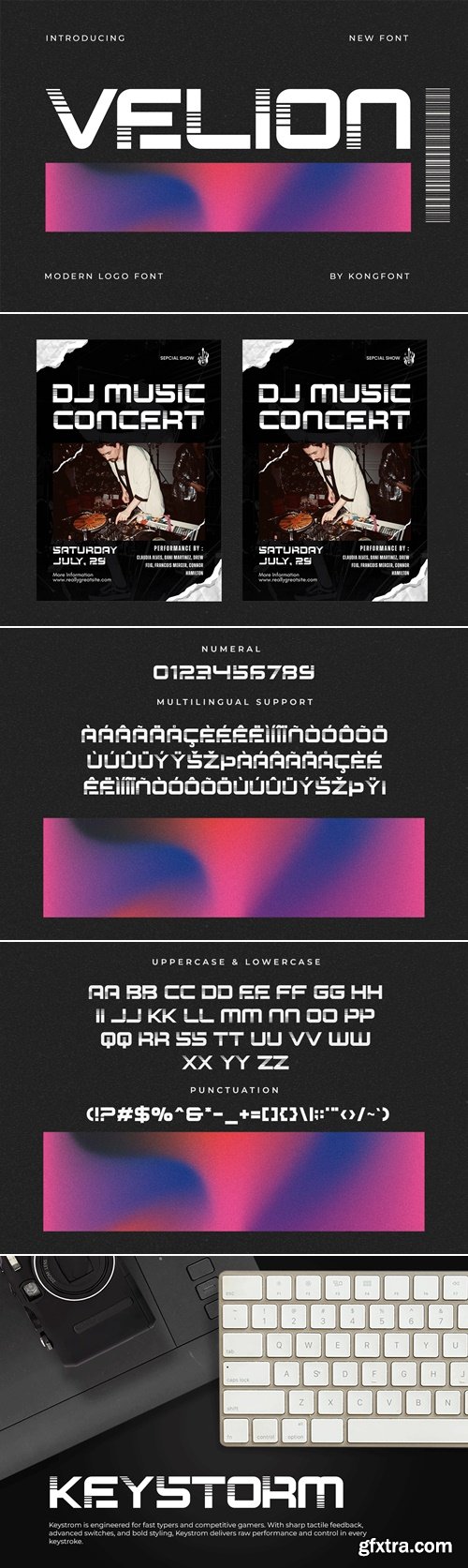 CreativeMarket - Velion – Modern Logo Font