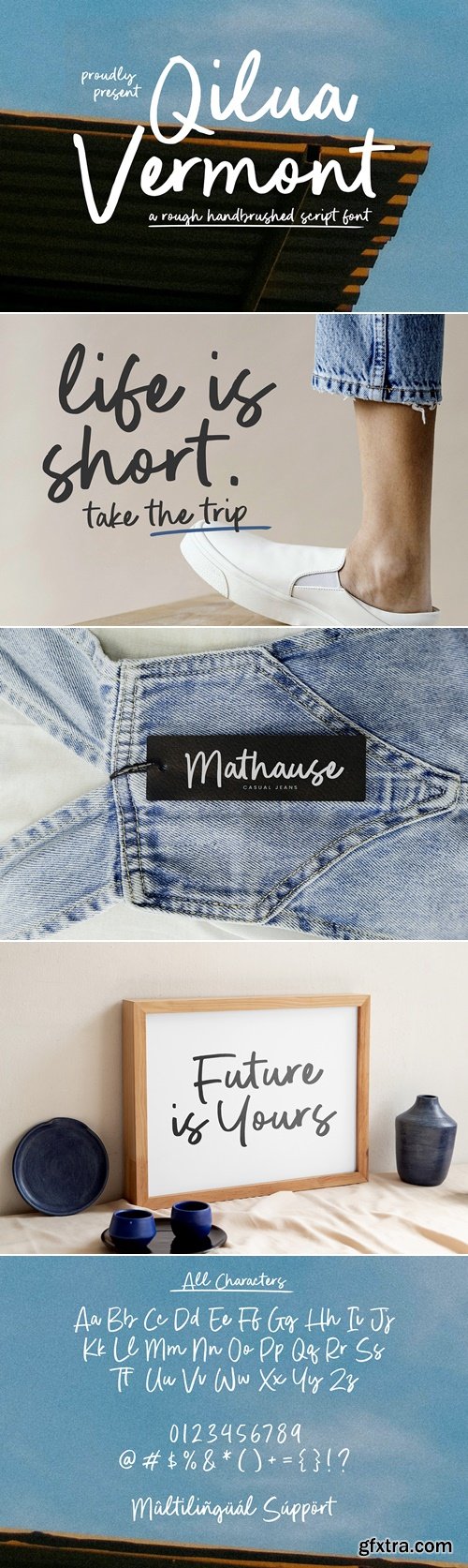 CreativeMarket - Qilua Vermont Font