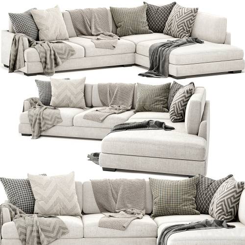 '3dsky Pro - Elsie sofa with chaise' '3dsky Pro - Elsie sofa with chaise'
