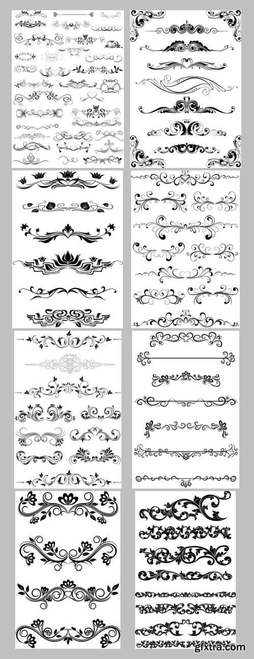 500+ Dividers - Ornamental & Floral Mass Content 136xEPS 500+ Dividers - Ornamental & Floral Mass Content 136xEPS