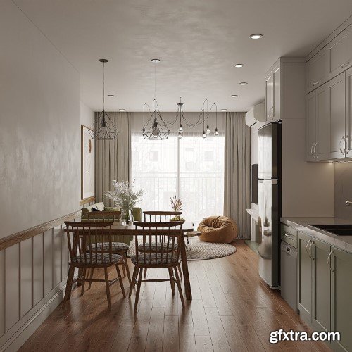 Apartment Interior Scene 05