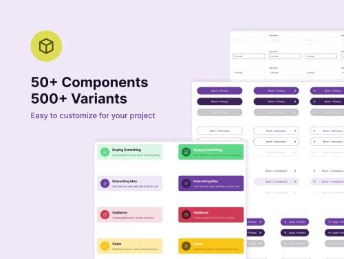 'Makarya Notes - Advanced Note Taking App - Design System & UI Kit'
