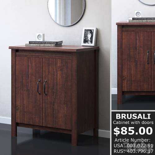 '3dsky Pro - IKEA BRUSALI Cabinet with doors'