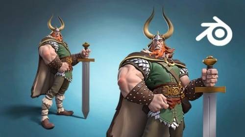 'Udemy - 3D character sculpting in Blender - Viking edition'