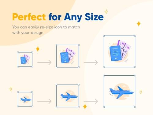 'Vacacy - Travel Illustrations Pack'