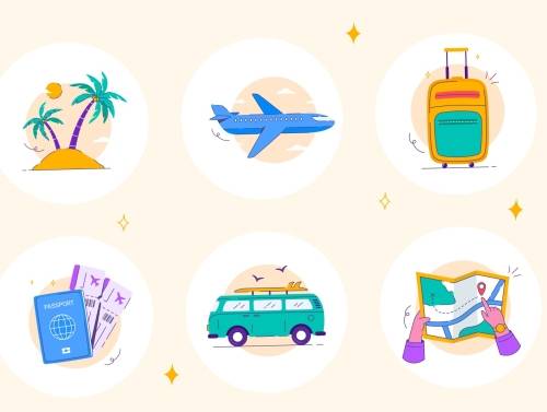'Vacacy - Travel Illustrations Pack'
