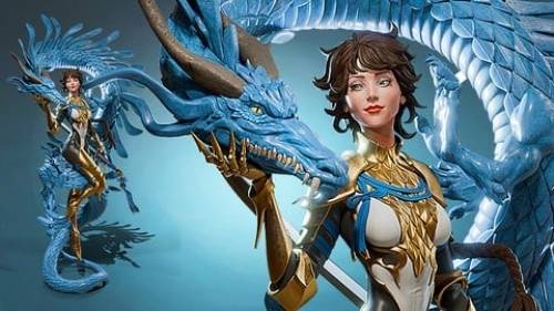 'Udemy - Dragon girl in Blender course'