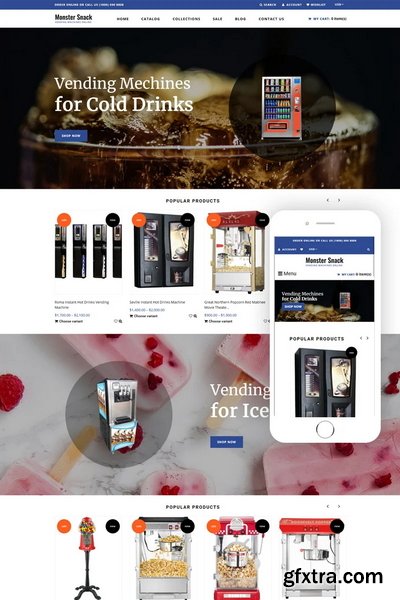 Monster Snack - Modern Bootstrap Shopify Shopify Theme