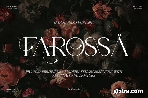 CreativeMarket - Farossa Modern Elegant Serif Font