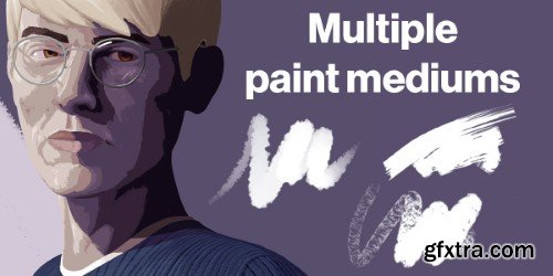 Superhivemarket - The Artist\'s Essentials - Texture Paint Brushes