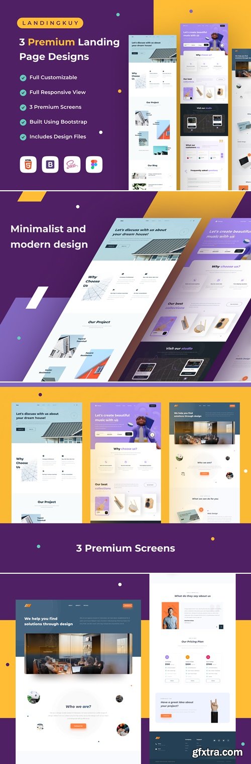 LANDINGKUY - Landing Page Design Templates