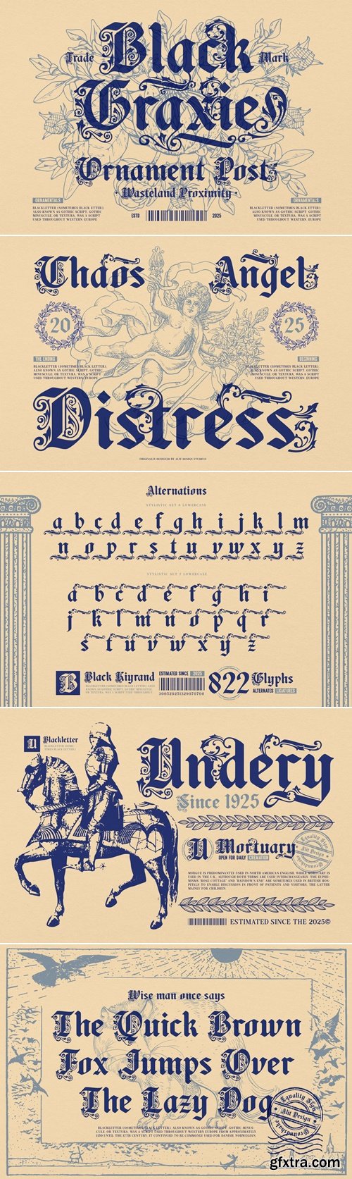 CreativeMarket - Black Kiyrand Typeface