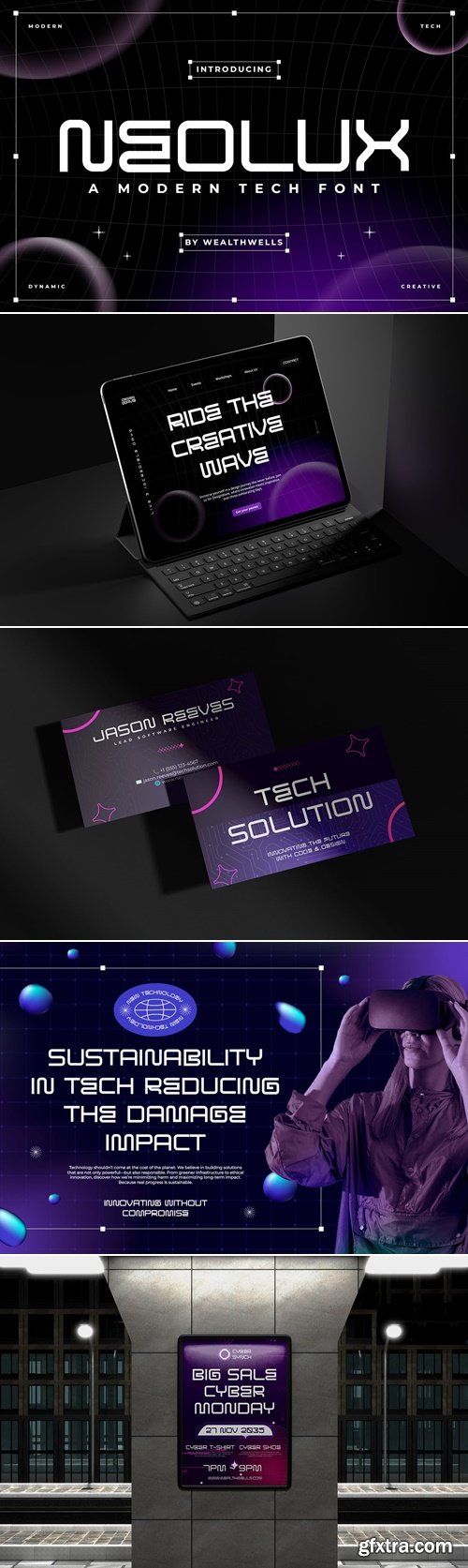 Neolux Modern Tech Font