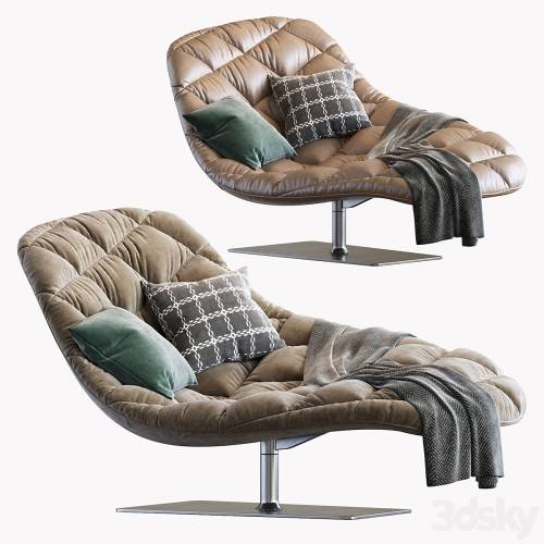 '3dsky Pro - Moroso bohemian chaise longue'