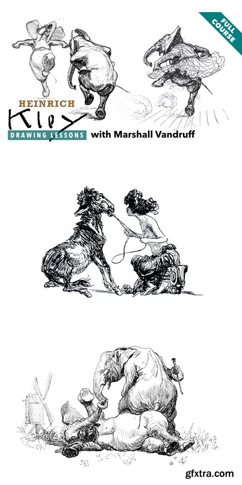 Gumroad - Marshall Vandruff - Drawing Lessons from Heinrich Kley