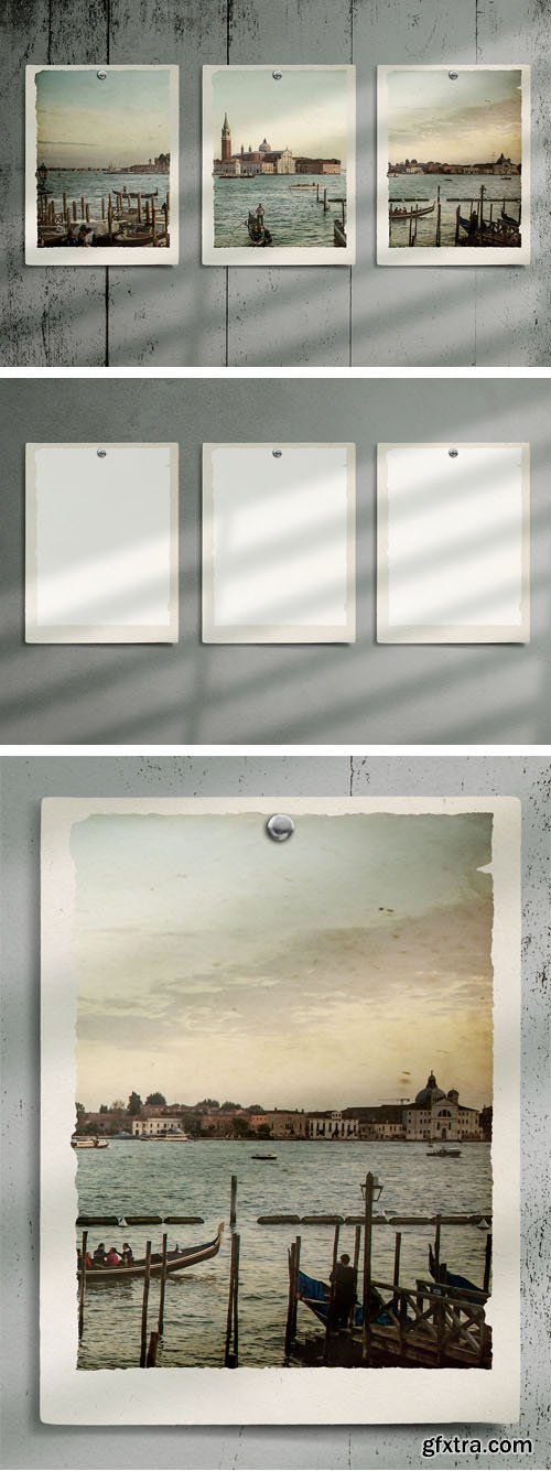 Wall Mood boards - Elegant Presentation PSD Mockup Template Wall Mood boards - Elegant Presentation PSD Mockup Template