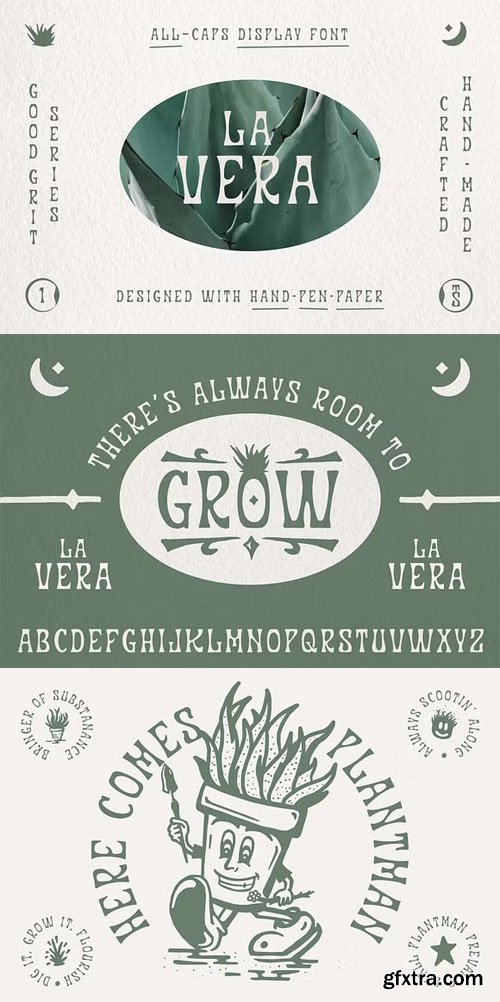 La Vera - Allcaps Display Font La Vera - Allcaps Display Font