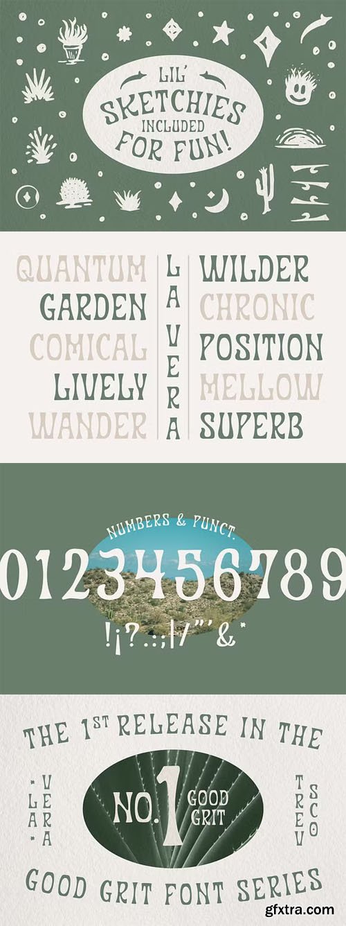 La Vera - Allcaps Display Font La Vera - Allcaps Display Font