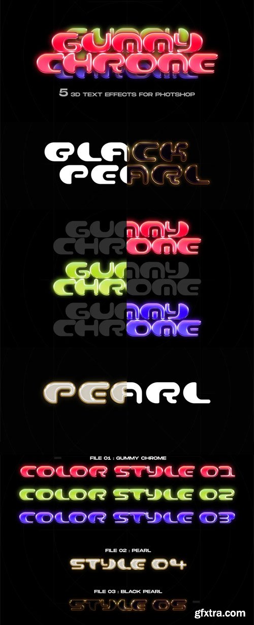 3D Chrome Text Effects for Photoshop 3D Chrome Text Effects for Photoshop