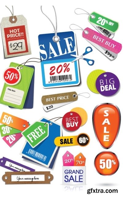 Text Box, Ribbon & Banner Collection 25xEPS