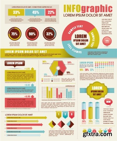 Text Box, Ribbon & Banner Collection 25xEPS