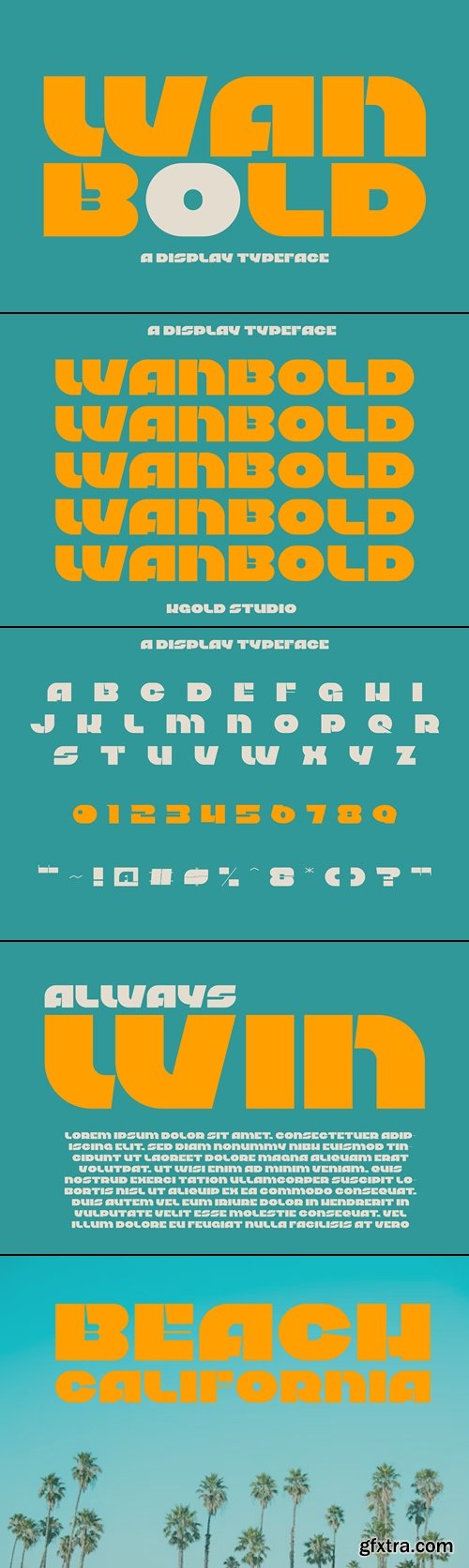 CreativeMarket - Wanbold - A Display Typeface