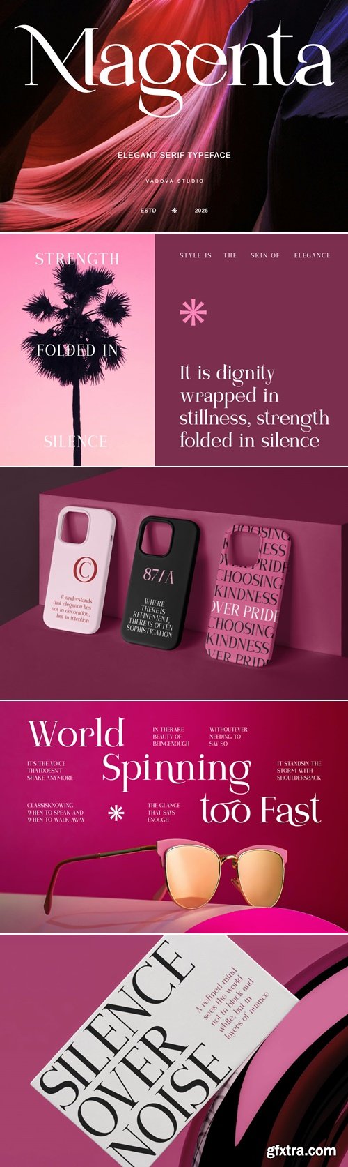 Magenta Elegant Serif Font