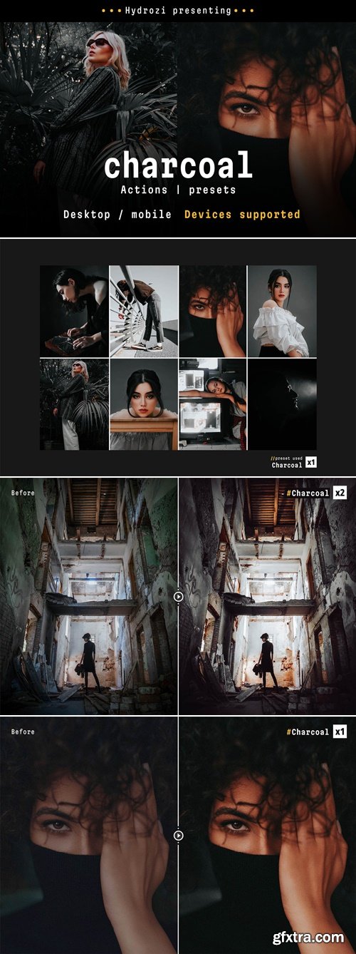 DesignBundles - Charcoal - Actions and Presets 5000598