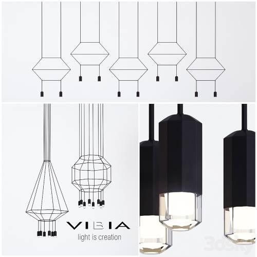 '3dsky Pro - vibia collection wireflow'