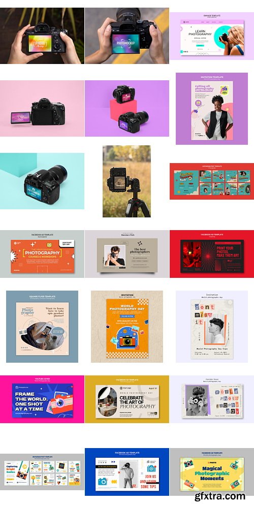 World Photography Day 40xPSD