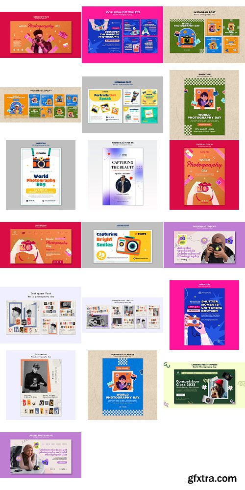 World Photography Day 40xPSD