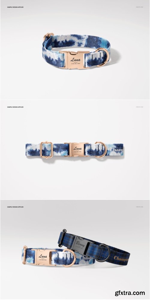 Creatsy - Dog Collar Mockup Set - 1350426965