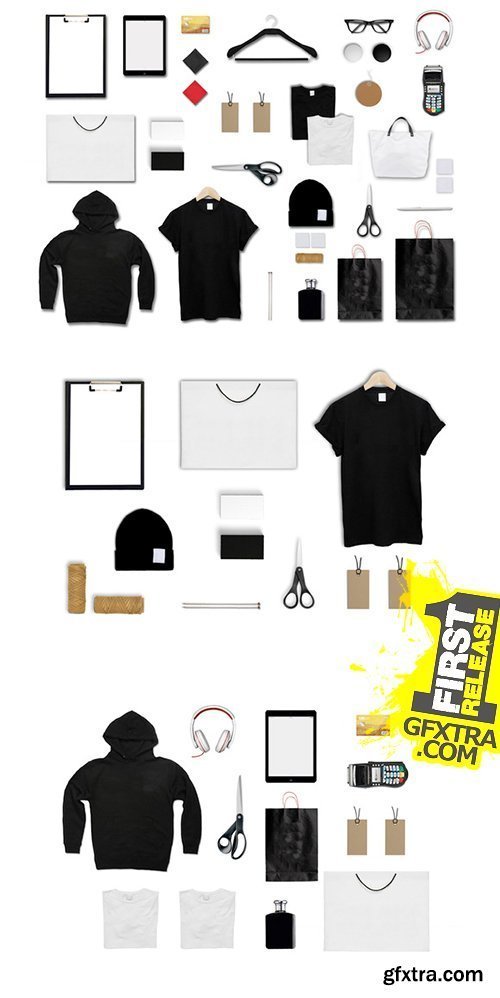 CreativeMarket - Clothing Shop Brand Identity Mockup 257807