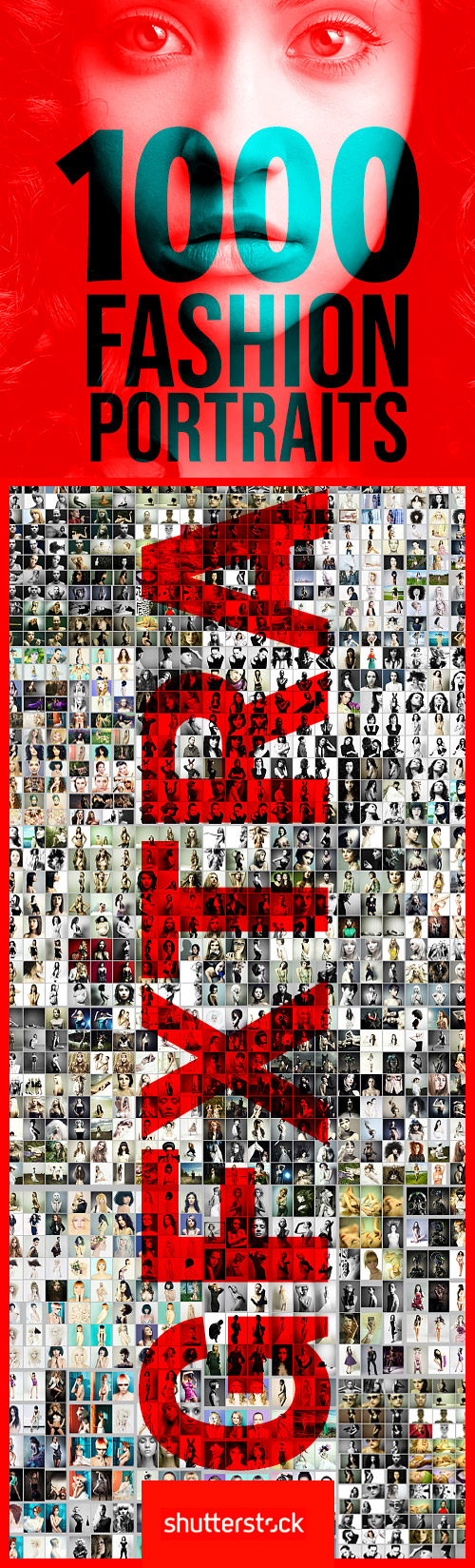 Shutterstock - 1000 Fashion Portraits 1000xJPG