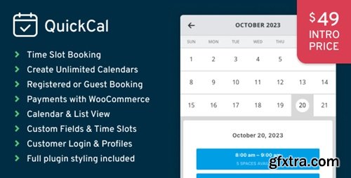 Codecanyon - QuickCal v1.0.16 - Appointment Booking Calendar for WordPress 47981746