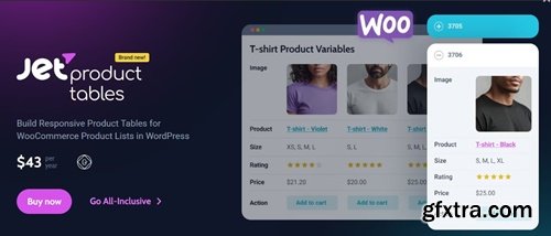 JetProductTables v1.2.1 - Custom Product Tables Plugin for WordPress & Woo