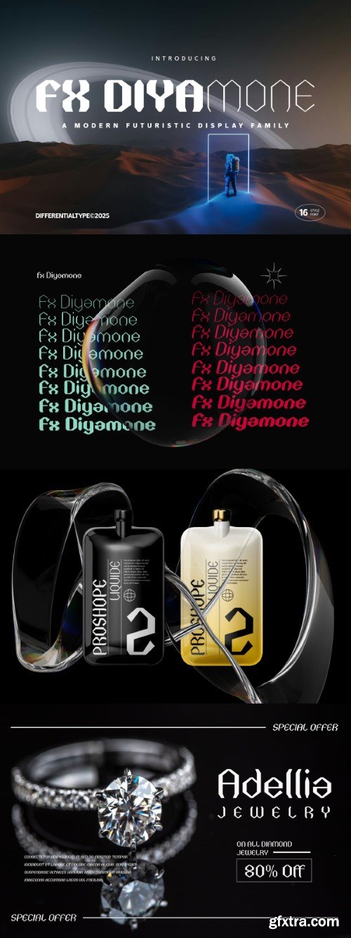 FX Diyamone - Modern Display Family